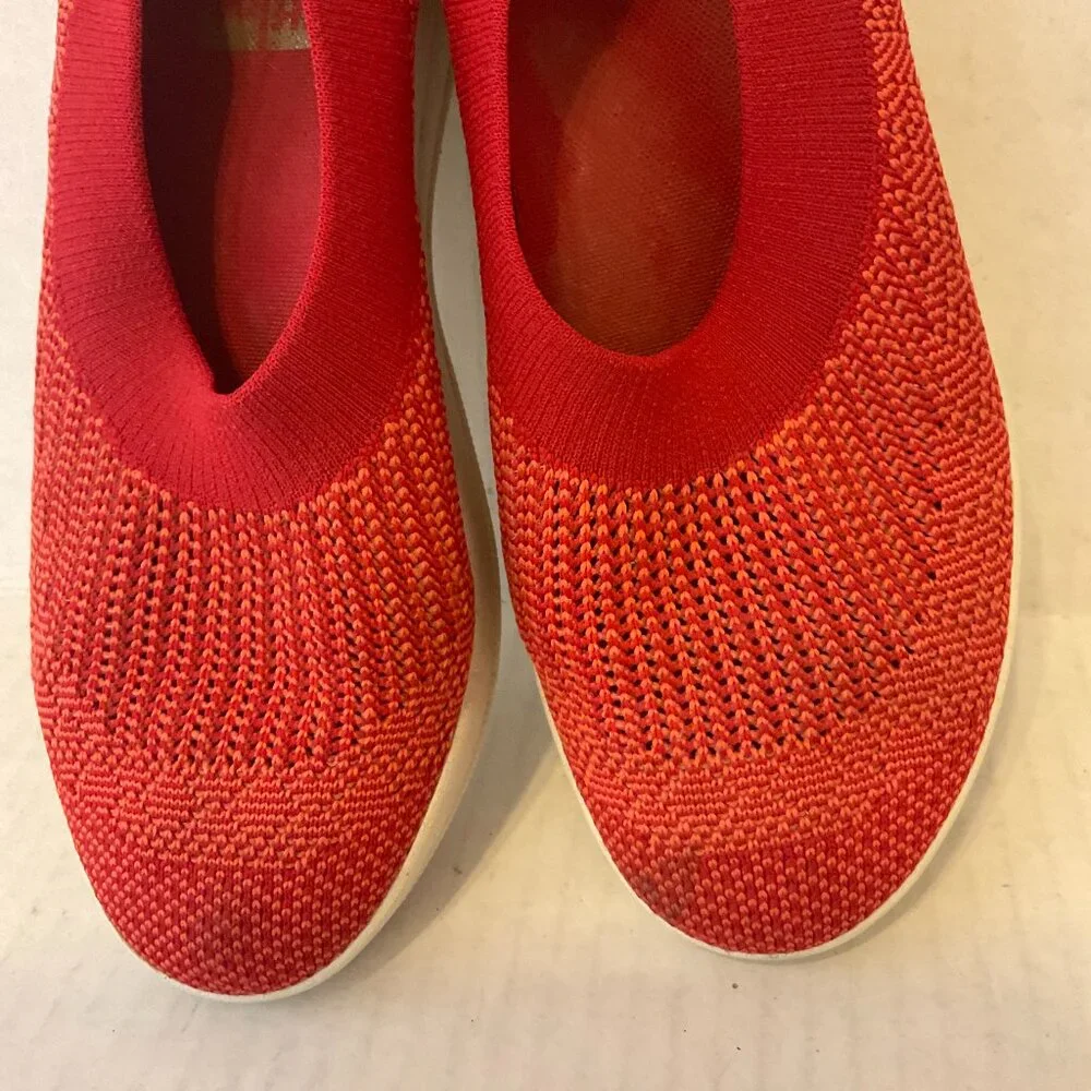 Fitflop Woven Sneaker 7.5 Red